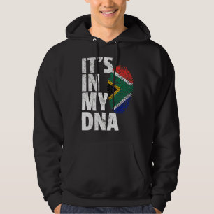 Es ist in meiner DNA-südafrikanischen Flagge Hoodie