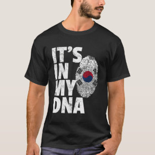 Es ist in meiner DNA Südkorea Flag T Shirt Gif