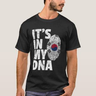 Es ist in meiner DNA Südkorea Flag T Shirt Gif