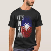 Es ist in meiner DNA Taiwan taiwanesische Stolperf T-Shirt (Vorderseite)