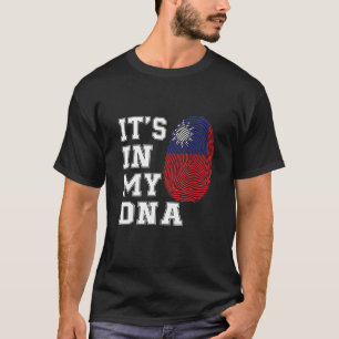 Es ist in meiner DNA Taiwanesisch Stolz  Taiwan-Fl T-Shirt