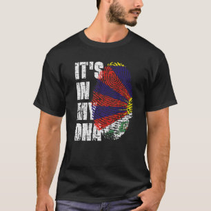 Es ist in meiner Dna Tibet-Flagge tibetisch T-Shirt