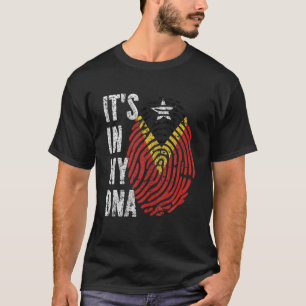 ES IST IN MEINER DNA Timor-Leste-Flagge Männer Fra T-Shirt