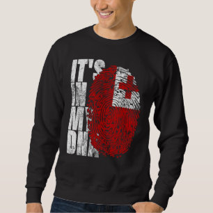 Es ist in meiner DNA Tonga Grafik für Männer Fraue Sweatshirt