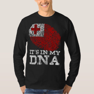 Es Ist In Meiner Dna Tonga Landesflagge Gene Vinta T-Shirt