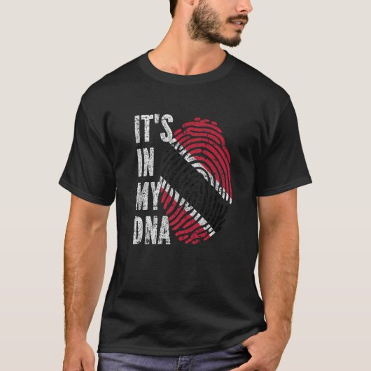 Es ist in meiner DNA Trinidad und Tobago Flag Männ T-Shirt (Vorderseite)