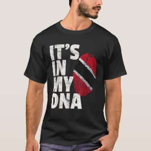 ES IST IN MEINER DNA, Trinidad und Tobago Flag Wei T-Shirt