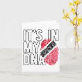 Es ist in meiner DNA Trinidad und Togo Flag Proud Karte (Gelbe Blume)