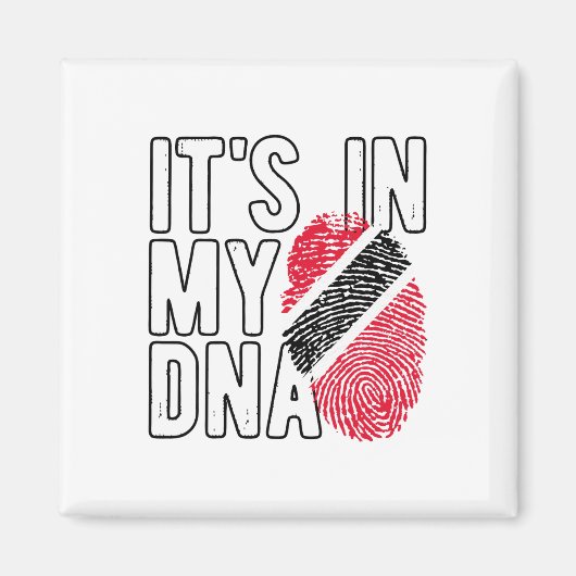 Es ist in meiner DNA Trinidad und Togo Flag Proud  Magnet (Vorne)