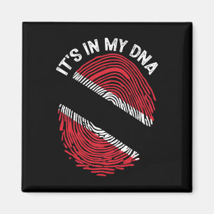 Es Ist In Meiner Dna Trinidad Und Togo-Flagge Stol Magnet