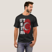 Es ist in meiner DNA-Türkei-Flagge türkisch T-Shirt (Vorne ganz)