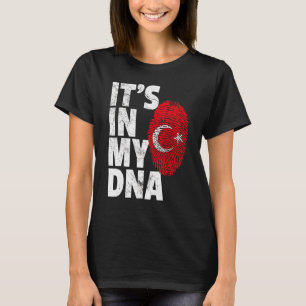 Es ist in meiner DNA Türkei türkische Flagge Souve T-Shirt