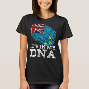 Es Ist In Meiner Dna Tuvalu Landesflagge Gene Vint T-Shirt