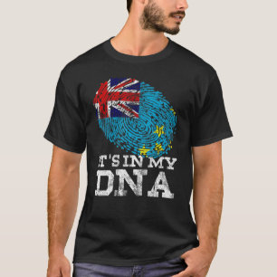 Es Ist In Meiner Dna Tuvalu Landesflagge Gene Vint T-Shirt
