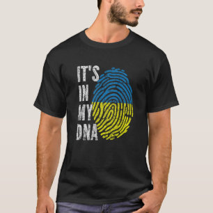 ES IST IN MEINER DNA Ukraine Fahne Männer Frauen K T-Shirt