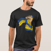 Es ist in meiner DNA Ukraine Flag - Ukrainische Wu T-Shirt (Vorderseite)