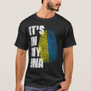 ES IST IN MEINER DNA-Ukraine-Flagge T-Shirt