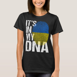 Es ist in meiner DNA Ukraine ukrainische Flag Retr T-Shirt