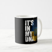 Es ist in meiner DNA Ukrainisch Vyshyvanka Kozak U Kaffeetasse (VorderseiteRechts)