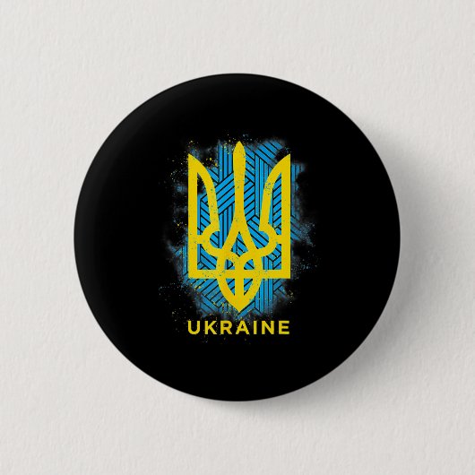 Es ist in meiner DNA Ukrainische Geschenke Vyshyva Button (Vorderseite)
