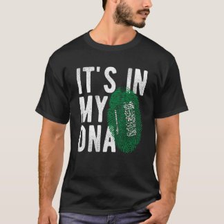 es ist in meiner DNA unter Saudi-Arabien-Flagge Fi T-Shirt