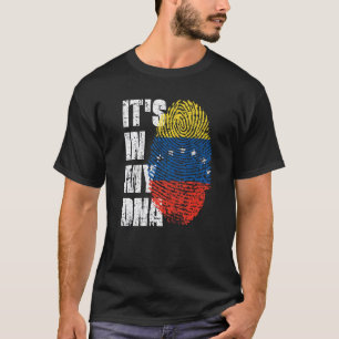 Es ist in meiner DNA Venezuela-Flagge Venezuelas T-Shirt