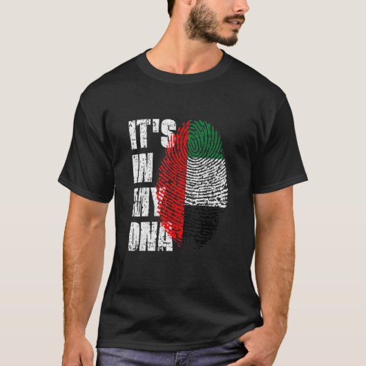 Es ist in meiner DNA Vereinigten Arabischen Emirat T-Shirt (Vorderseite)