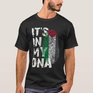 Es ist in meiner DNA-Vintag-Palästina-Flagge T-Shirt