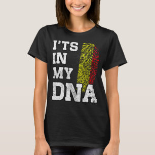 Es ist in meiner DNS belgische Fingerabdruck Proud T-Shirt