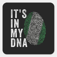 Es ist in meiner DNS - Nigeria-Flagge