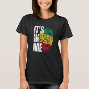 Es ist in meiner Guinea Flag Fingerprint Guinean H T-Shirt