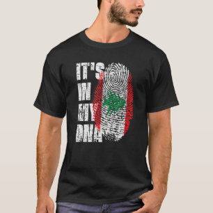 Es ist in meiner libanesischen DNA-Libanon-Flagge T-Shirt