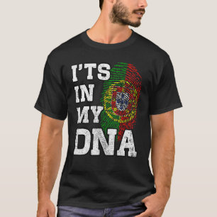 Es ist in meiner portugiesischen DNA Fingerabdruck T-Shirt