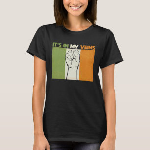 Es ist in meiner Veins Patriotic Heritage Irland F T-Shirt