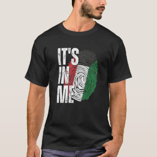 Es ist in mir Kuwait-Flagge Fingerabdruck Kuwait- T-Shirt
