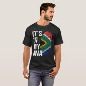 Es ist in My DNA südafrikanischer Pride südafrica  T-Shirt (Vorne ganz)