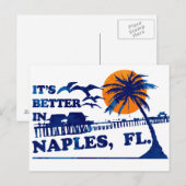 es ist in NEAPEL, Florida besser Postkarte (Vorne/Hinten)