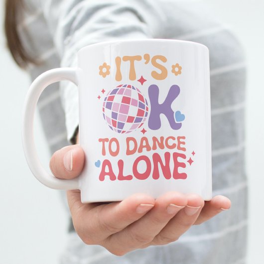 Es ist in Ordnung, allein die lustige Liebe des Si Kaffeetasse