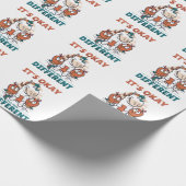 Es ist in Ordnung, anders eingeladen zu sein Geschenkpapier (Ecke)