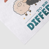 Es ist in Ordnung, anders eingeladen zu sein Seidenpapier (Ausschnitt)