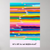 Es ist in Ordnung, anders zu sein! Poster (Vorne)