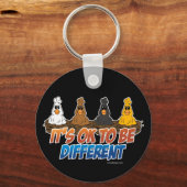 Es ist in Ordnung, anders zu sein Schlüsselanhänger (Vorderseite)