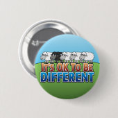 Es ist in Ordnung, ein anderes BLACK SHEEP zu sein Button (Vorne & Hinten)