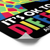 Es ist in Ordnung, ein Autismus-Sensibilist zu sei Poster (Ecke)