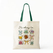 Es ist in Ordnung für Boho Floral Motivierend