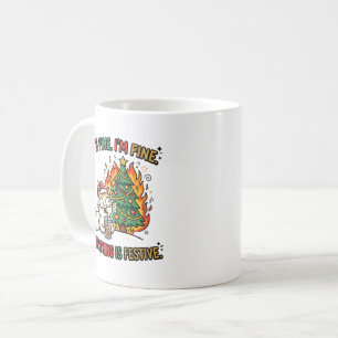Es ist in Ordnung, mir geht's gut, alles ist festl Kaffeetasse