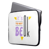 Es ist in Ordnung, nicht in Ordnung zu sein Laptopschutzhülle (Vorderseite Links)