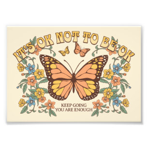 Es ist in Ordnung, psychische Gesundheit ist wicht Fotodruck