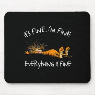 Es ist in Ordnung Rpg-Spieler Katze D20 Würfel Feh Mousepad