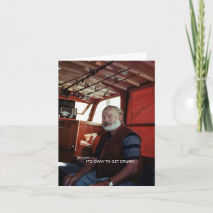 Es ist in Ordnung, sich eine Betrunkene™ Grußkarte Karte